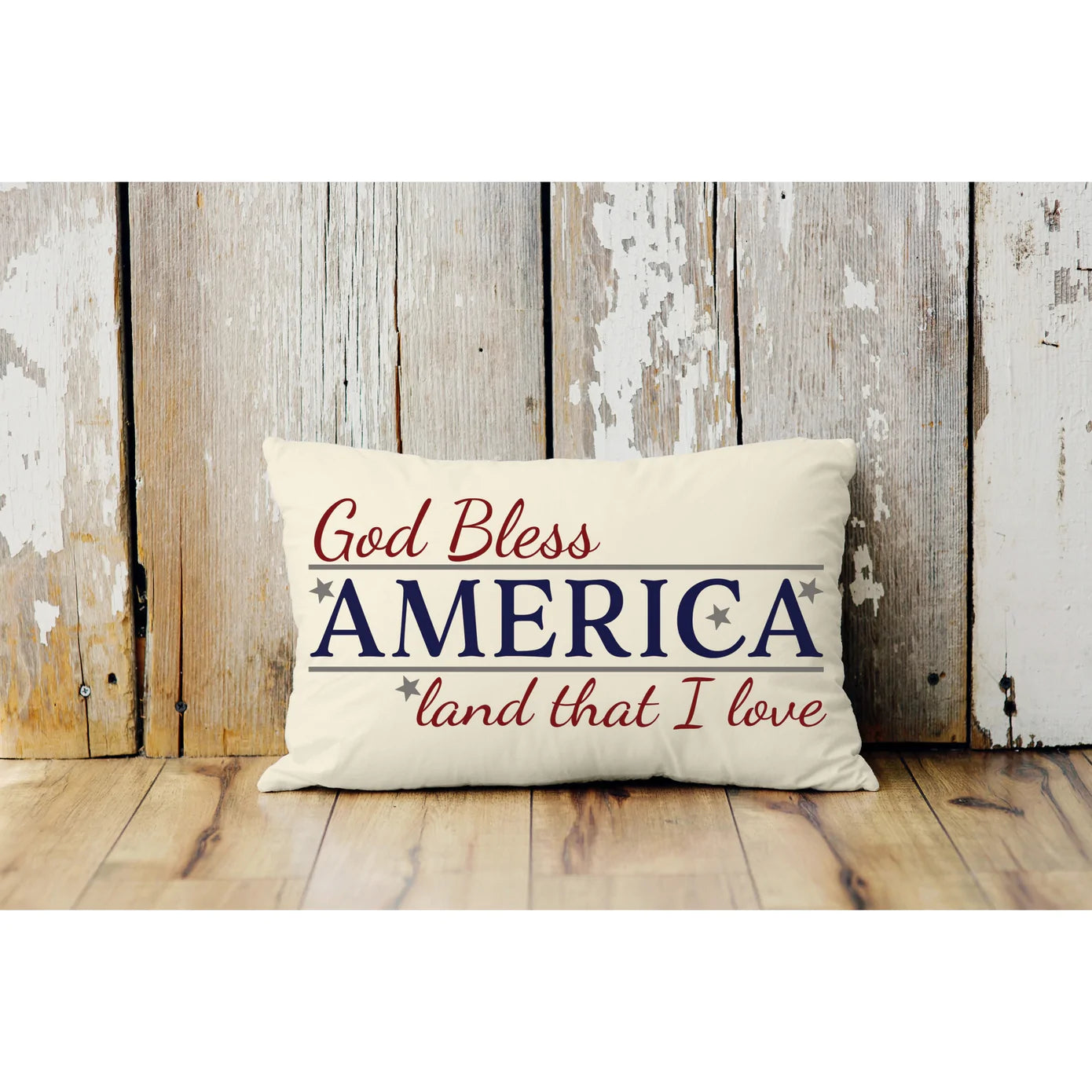HYGGE CAVE | GOD BLESS AMERICA PILLOW COVER