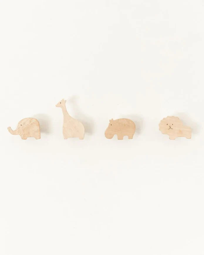 HYGGE CAVE | SAFARI ANIMAL WALL HOOKS