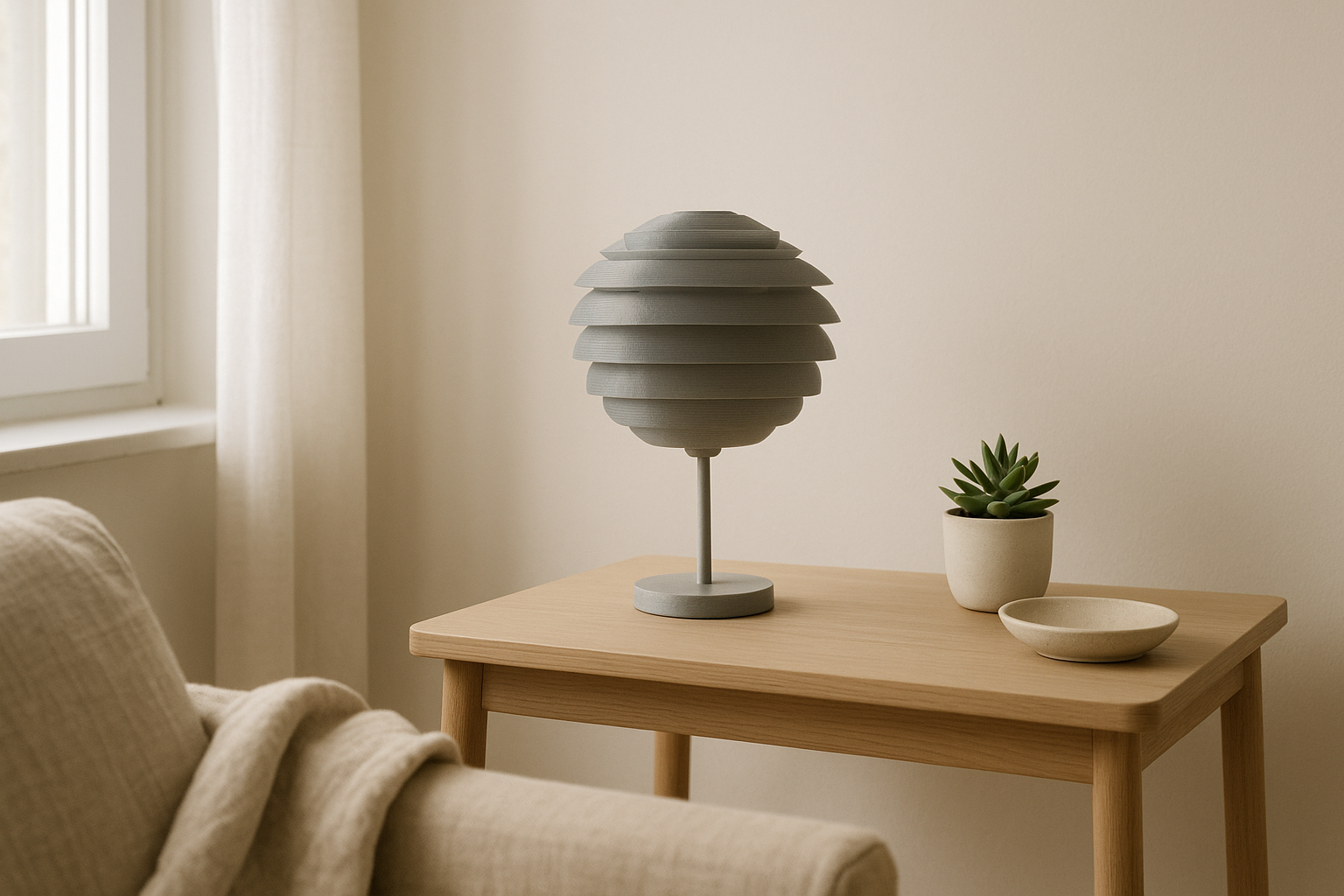 The Art of Small Spaces with the Mini Allium Lamp