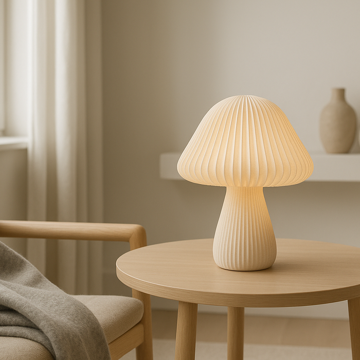 The Kinoko Lamp Brings Sculptural Warmth to Any Room