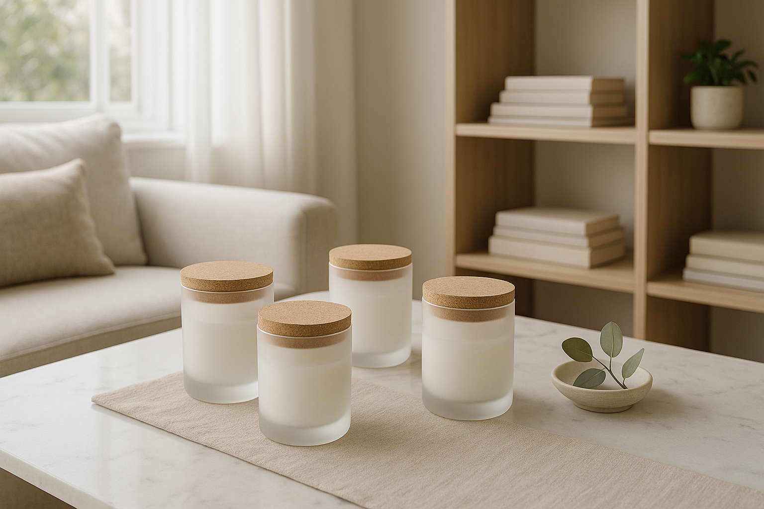 How to Style Frosted Glass Candle Jars in Your Home