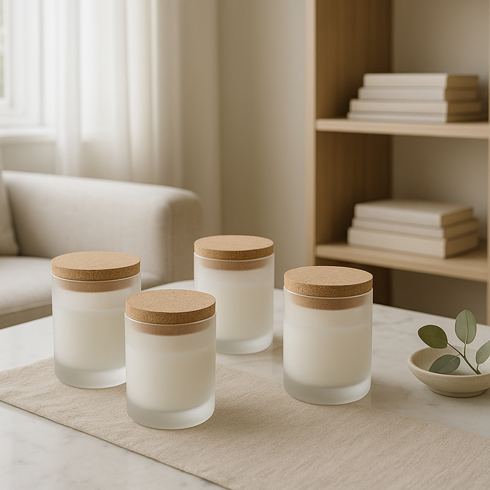 How to Style Frosted Glass Candle Jars in Your Home