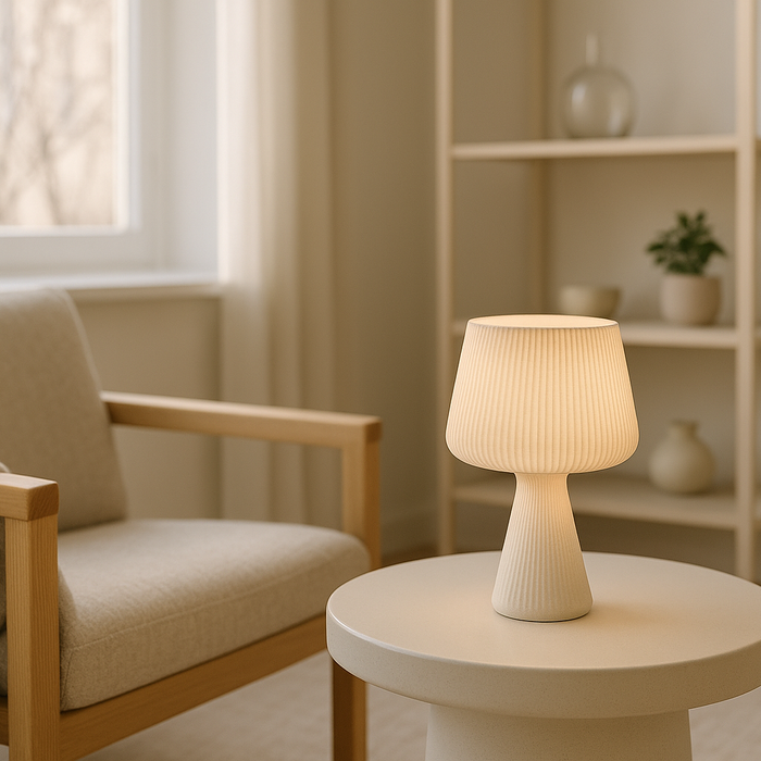 Nature Meets Design in the Cordless Mini Drum Lamp