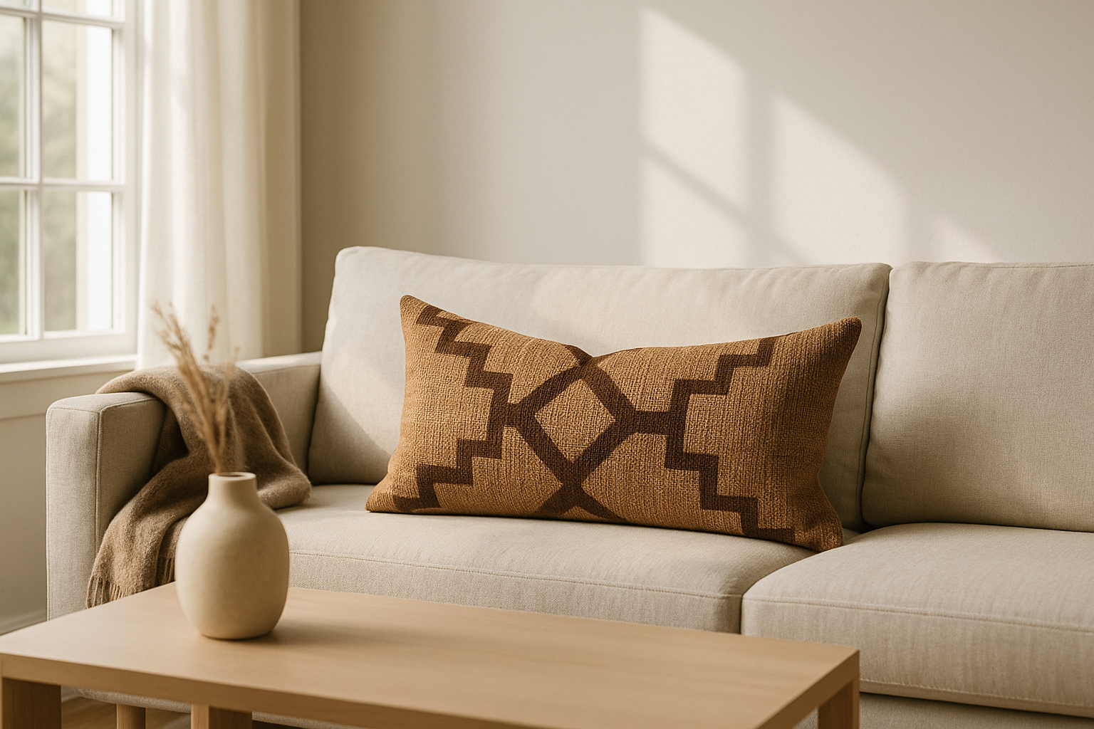 How to Layer a Handmade Kilim Lumbar Pillow for Warmth and Texture