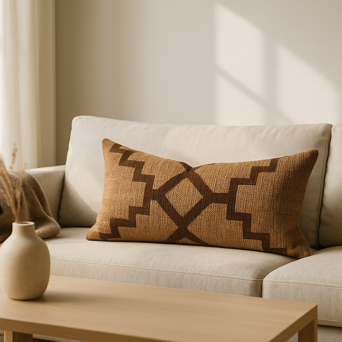 How to Layer a Handmade Kilim Lumbar Pillow for Warmth and Texture