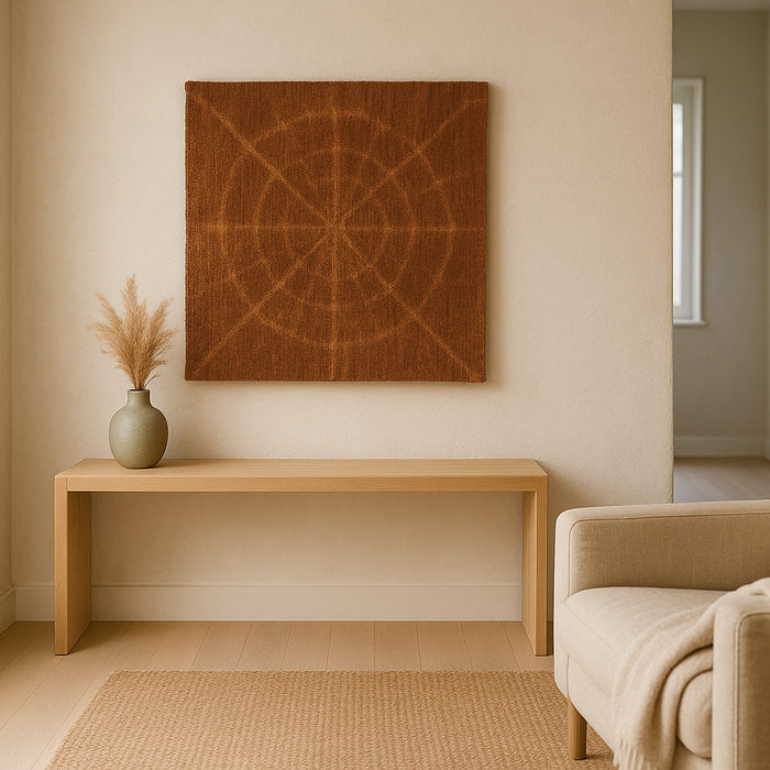 How to Style a Handcrafted Raffia Wall Hanging for Warmth and Texture