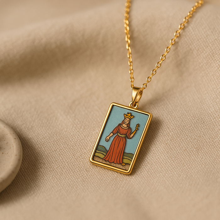 Tarot Card Pendant Necklace