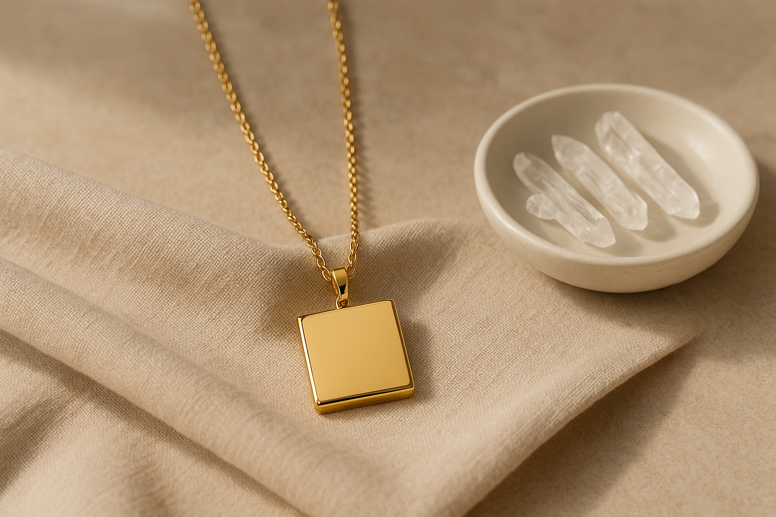 Custom Square Necklace