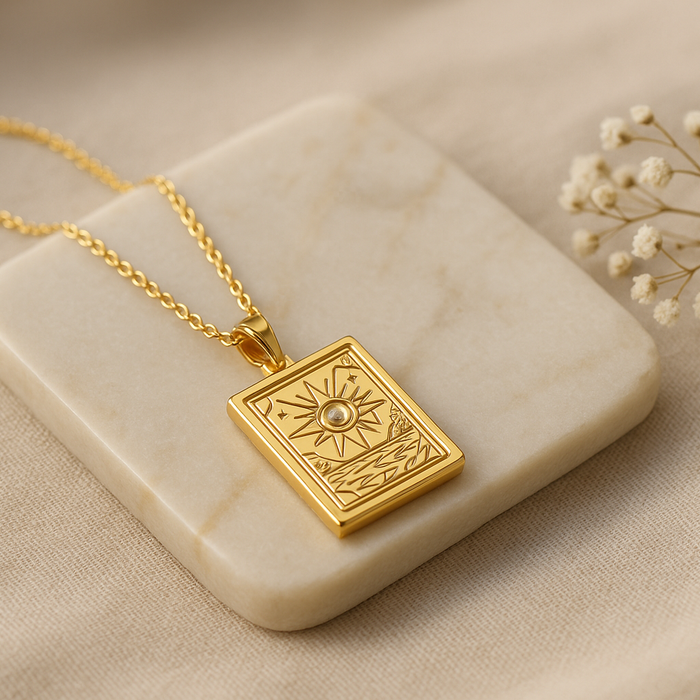 Tarot Card Pendant Necklace