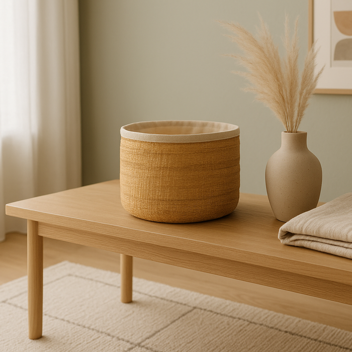 The Art of Wild Silk Baskets in Modern Interiors