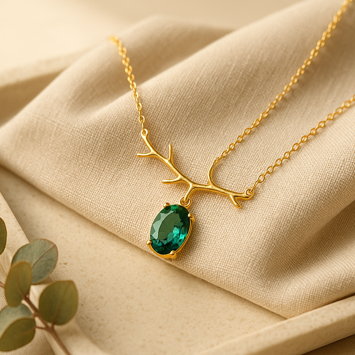 Delicate Tree Branch Design Necklace