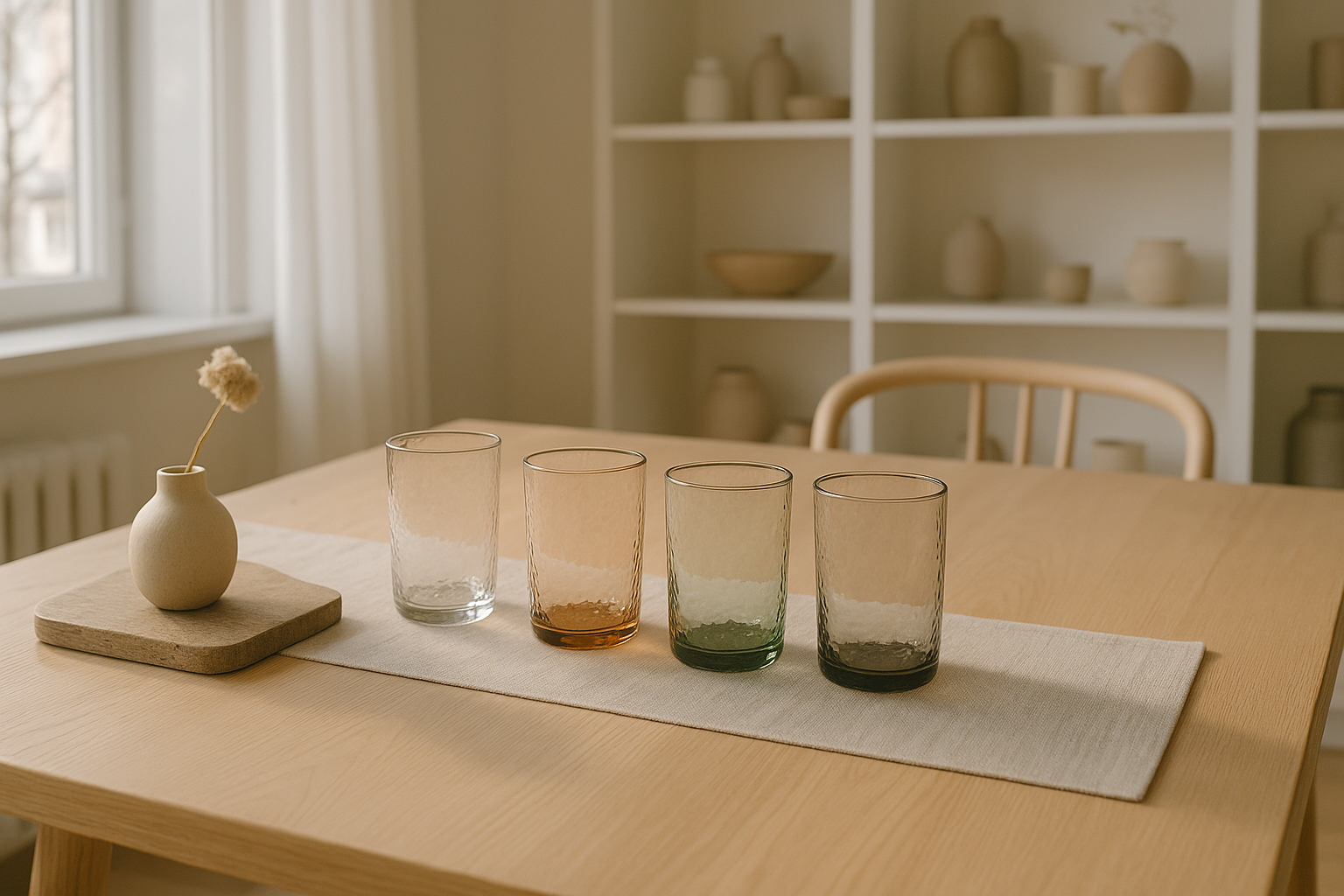 Handblown Glassware That Brings Texture to the Table