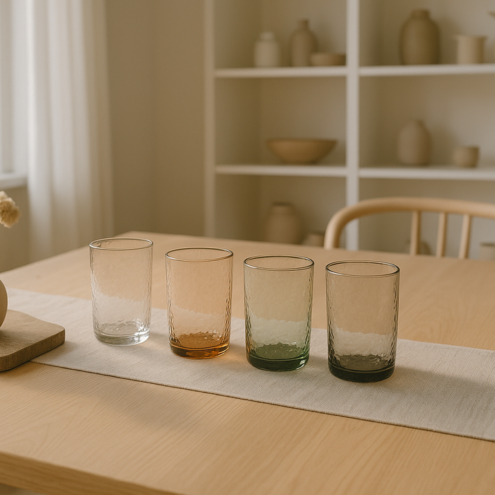 Handblown Glassware That Brings Texture to the Table