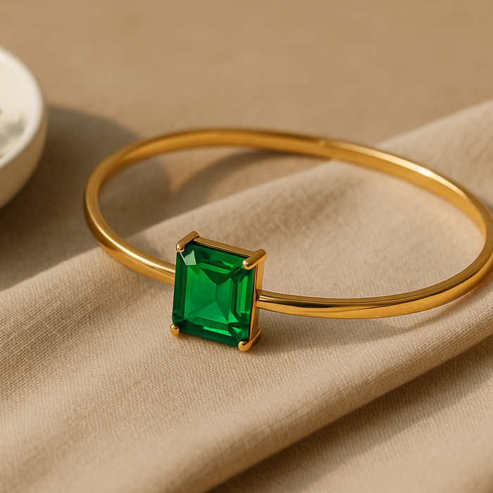 Green Cubic Zirconia Bracelet