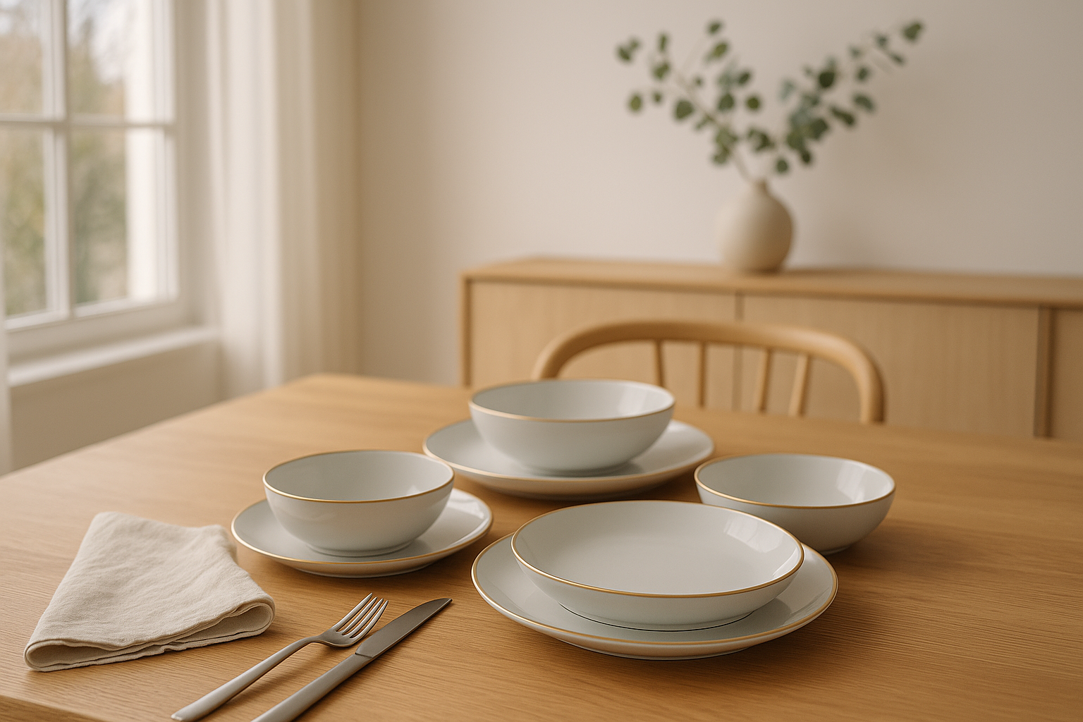 The Art of Entertaining with French Gray Bone China