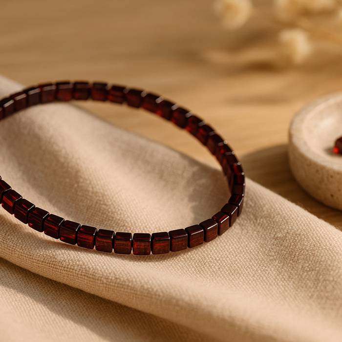Natural Garnet Bracelet