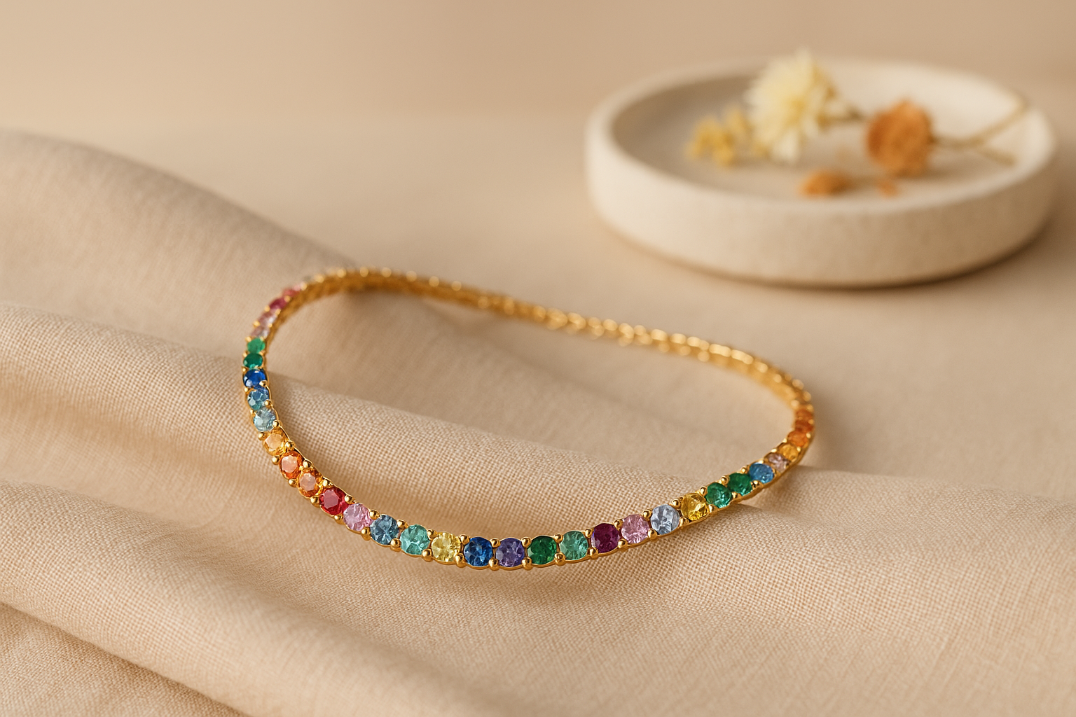 Multi Color Zirconia Bracelets