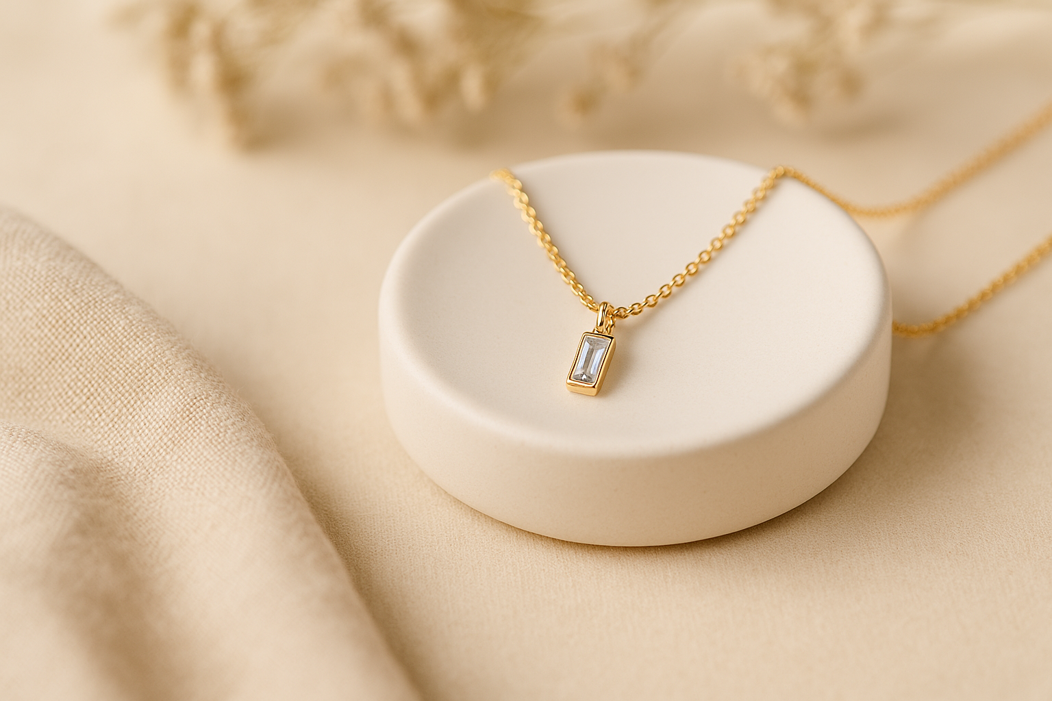 Birthstone Charm Necklace