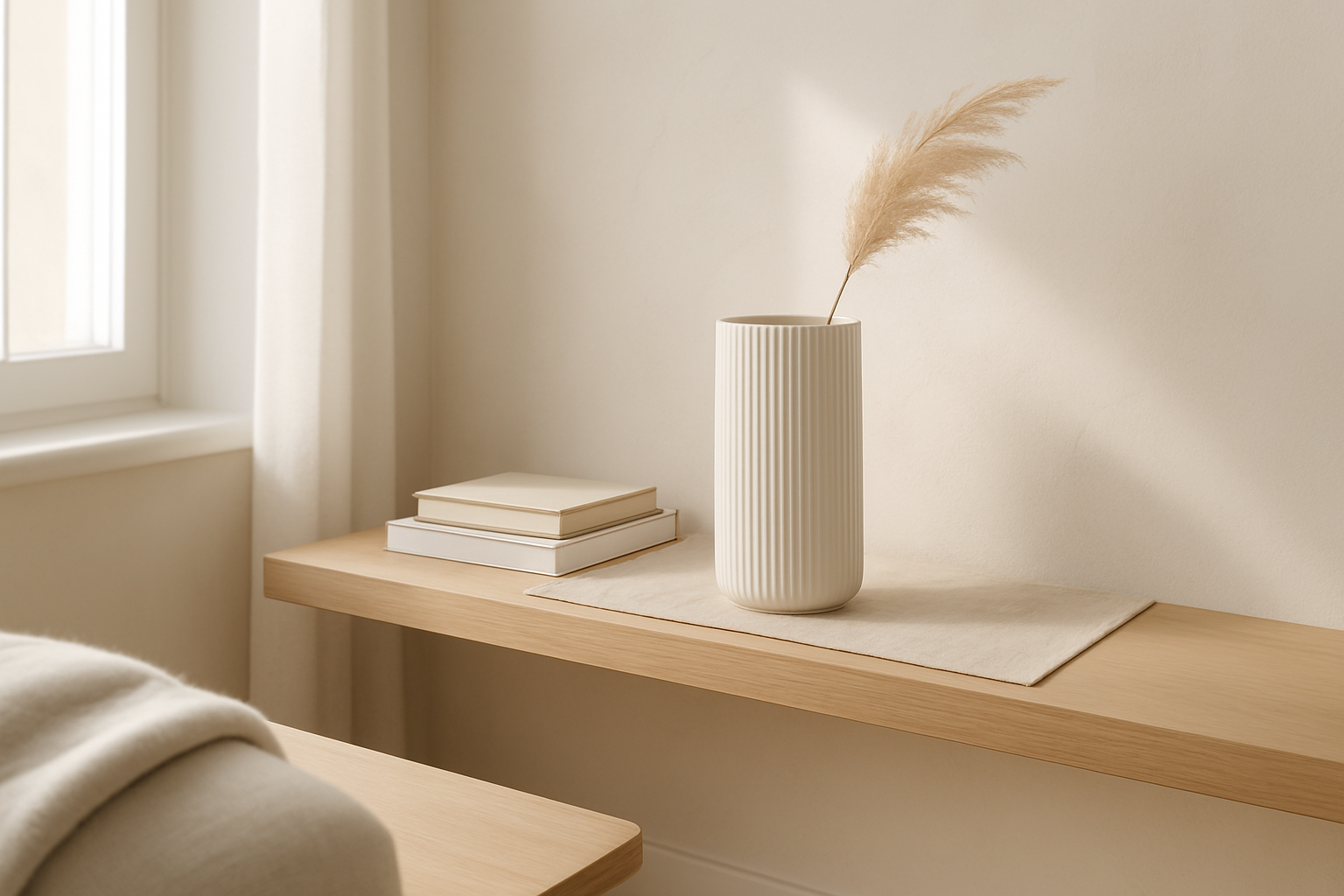 How a Ribbed Cylinder Vase Adds Quiet Texture to Your Space