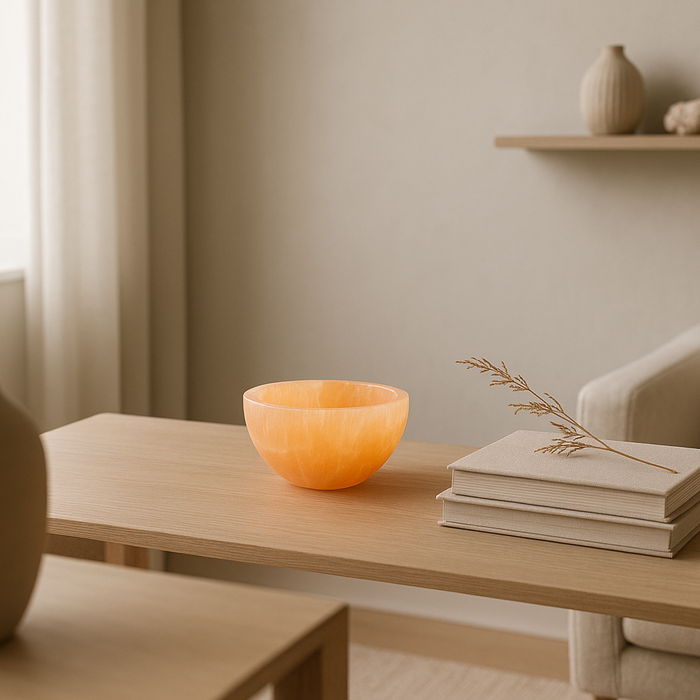 How to Style a Natural Selenite Bowl in Your Home