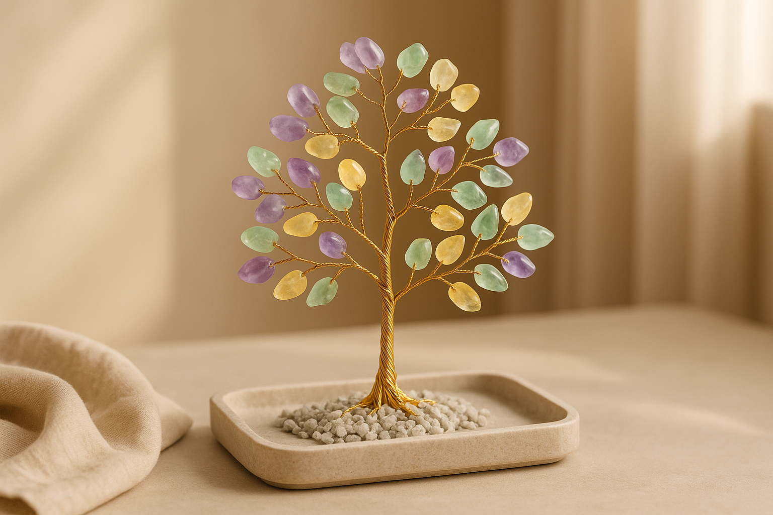 Natural Crystal Money Tree
