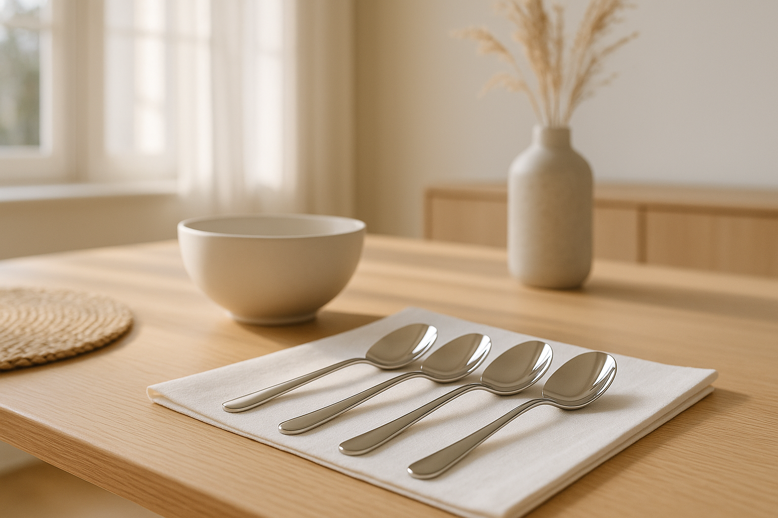 The Art of Simple Details with Steel Spoon Sets
