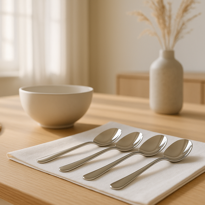 The Art of Simple Details with Steel Spoon Sets