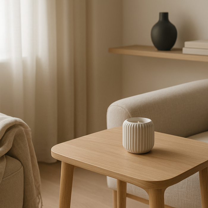 How Vertical Ribbed Texture Transforms Candlelight in Your Home