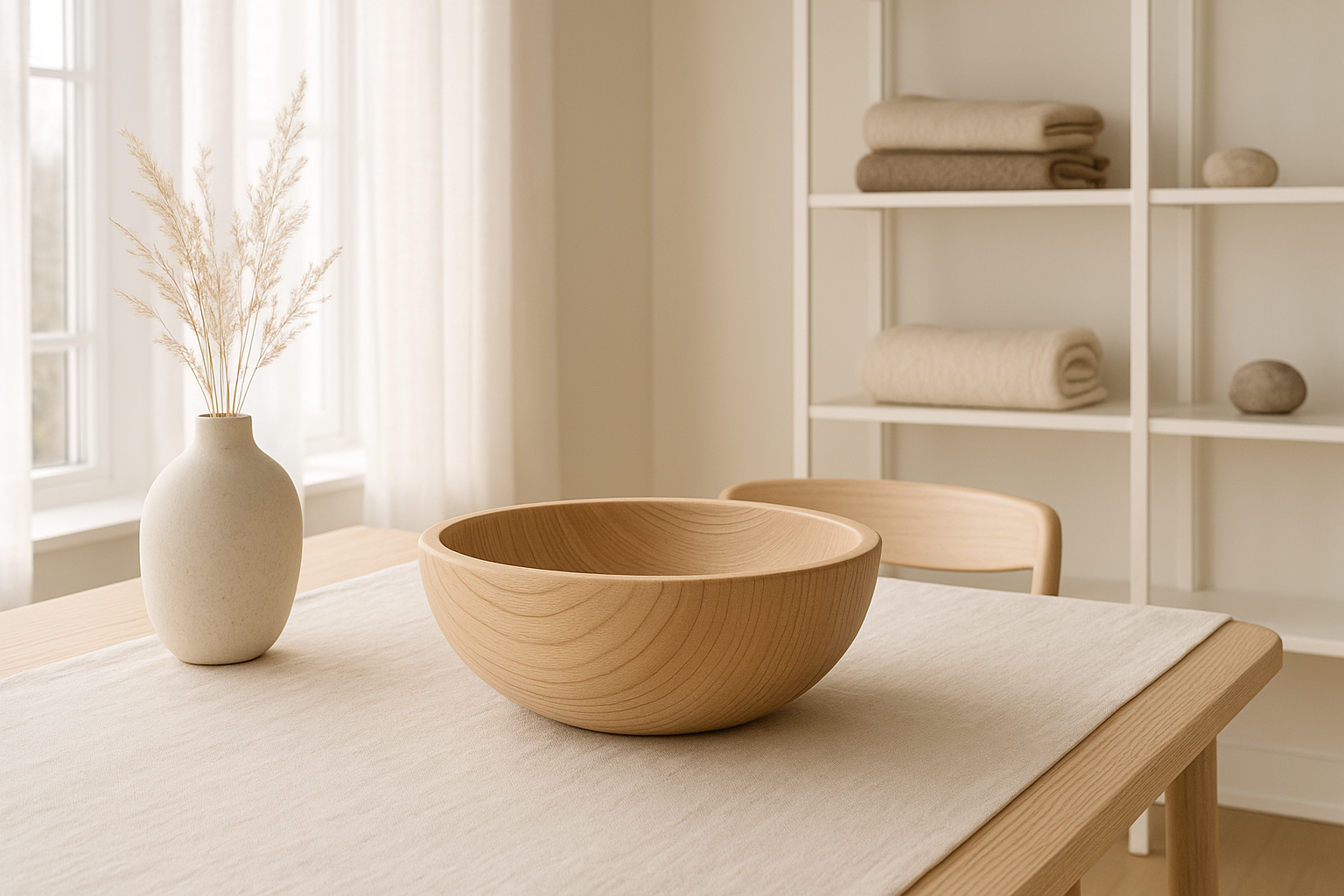 The Art of Natural Texture with a Palomino Wood Bowl