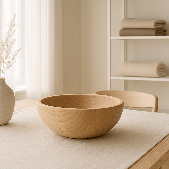 The Art of Natural Texture with a Palomino Wood Bowl