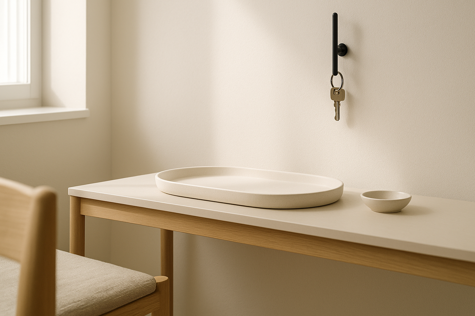 How to Style a Minimal Oval Tray for a Clean Scandinavian Look