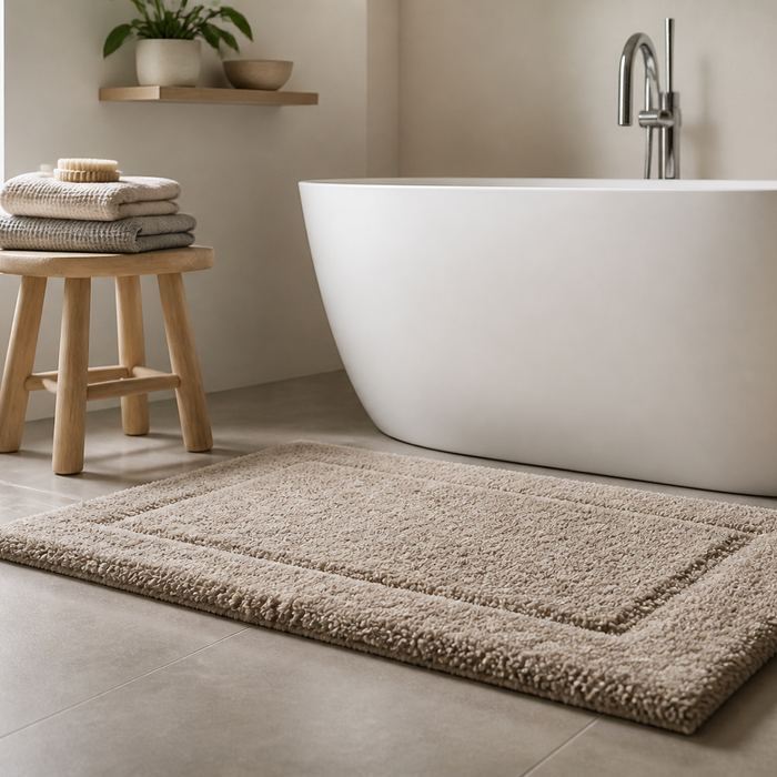 Why a Plush Bath Mat Grounds Your Bathroom Design