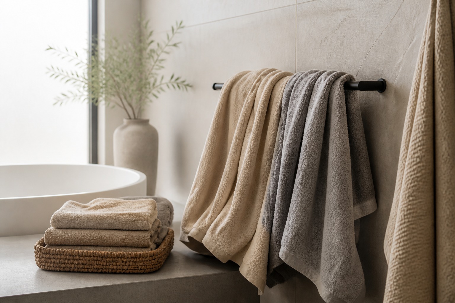How to Bring a Spa Feel to Your Bathroom with Plush Towels