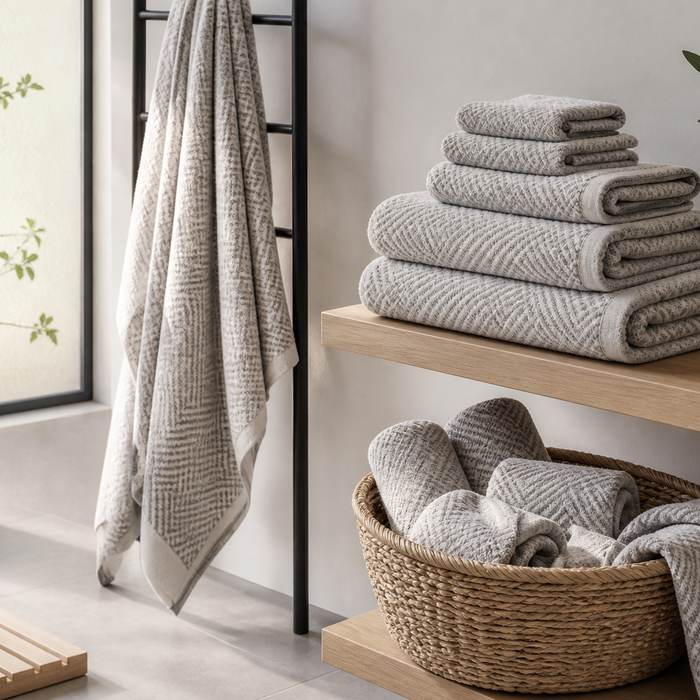 Why 600 GSM Cotton Towels Belong in a Calm Scandinavian Bathroom