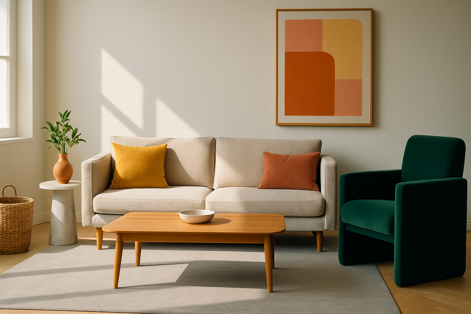 Colorful Minimalism: How to Infuse Bold Hues into Clean, Contemporary Interiors