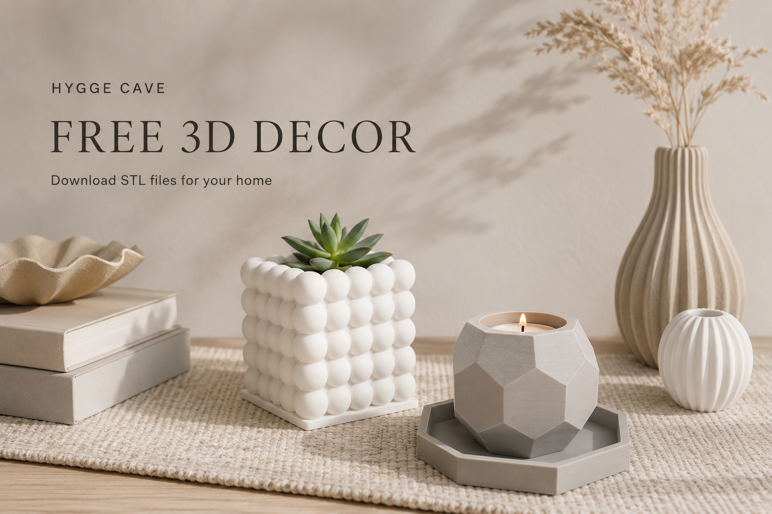 Free 3D Printable Decor for a More Personal Home