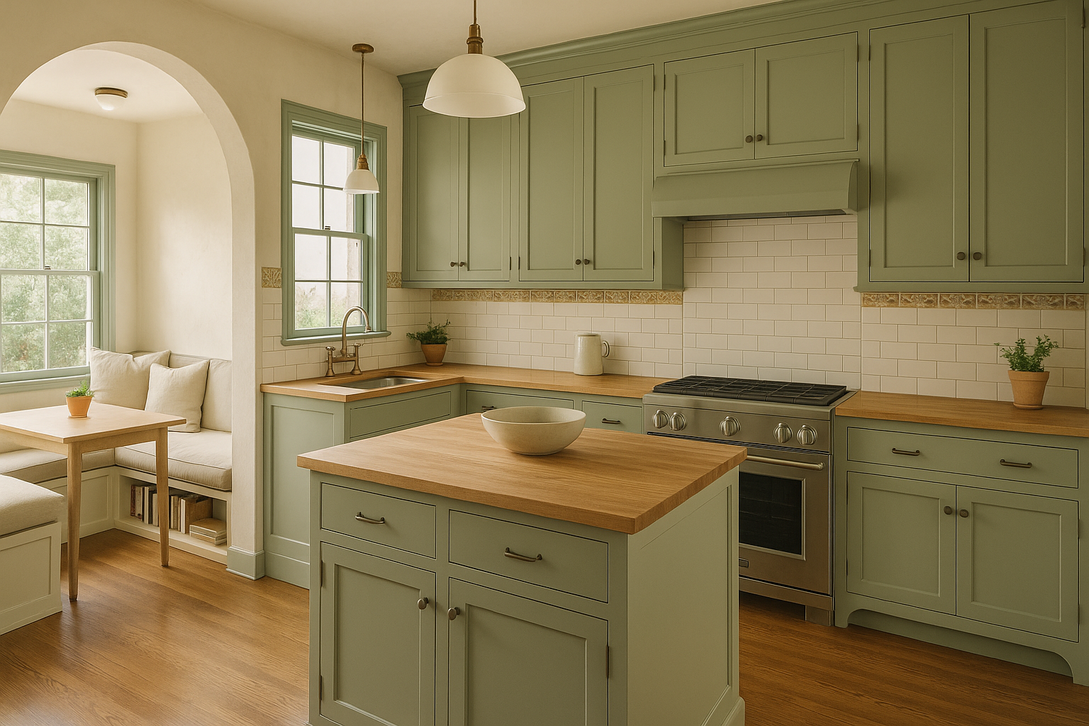 How a Subtle Kitchen Refresh Transformed a 1920s Mediterranean Revival into a Cozy Family Haven