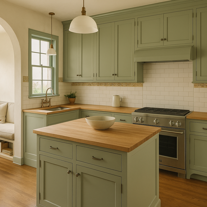 How a Subtle Kitchen Refresh Transformed a 1920s Mediterranean Revival into a Cozy Family Haven