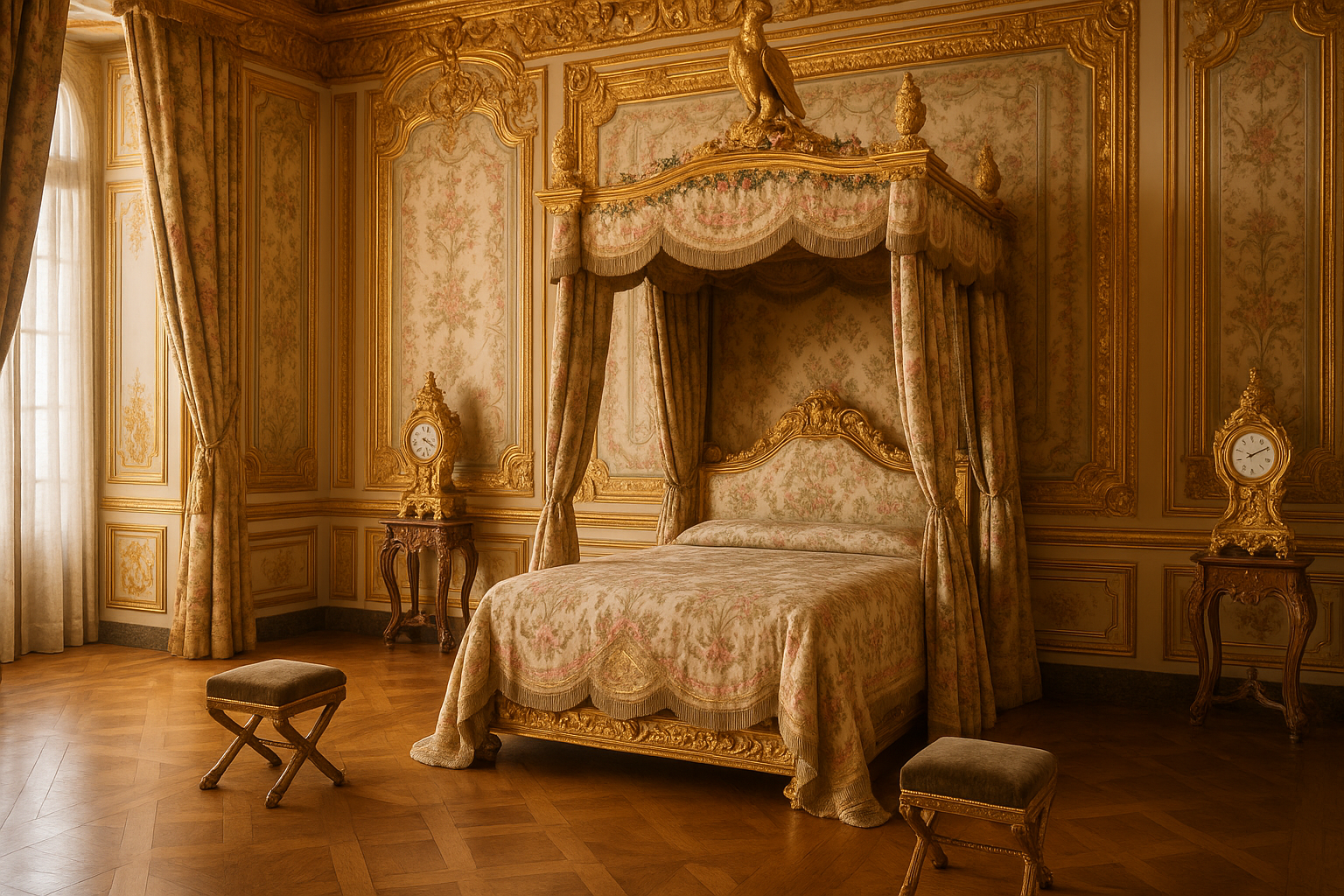 Restoring Royal Splendor: The Meticulous Revival of a Versailles Bedroom