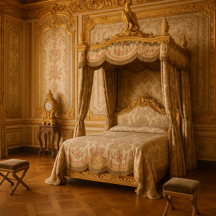 Restoring Royal Splendor: The Meticulous Revival of a Versailles Bedroom
