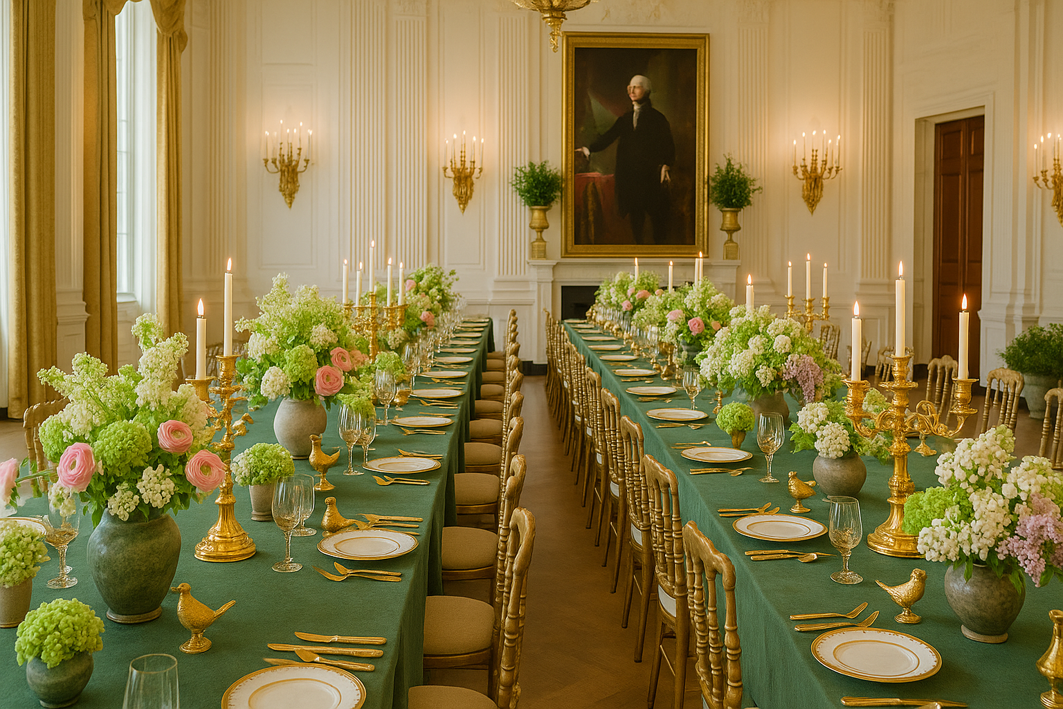 A Closer Look at the Elegant Design of the U.S. State Dinner for King Charles and Queen Camilla
