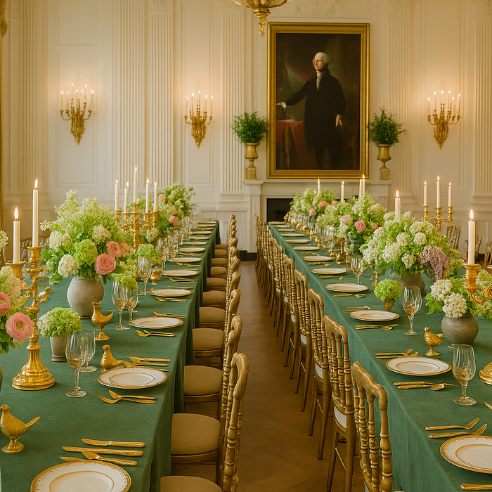 A Closer Look at the Elegant Design of the U.S. State Dinner for King Charles and Queen Camilla
