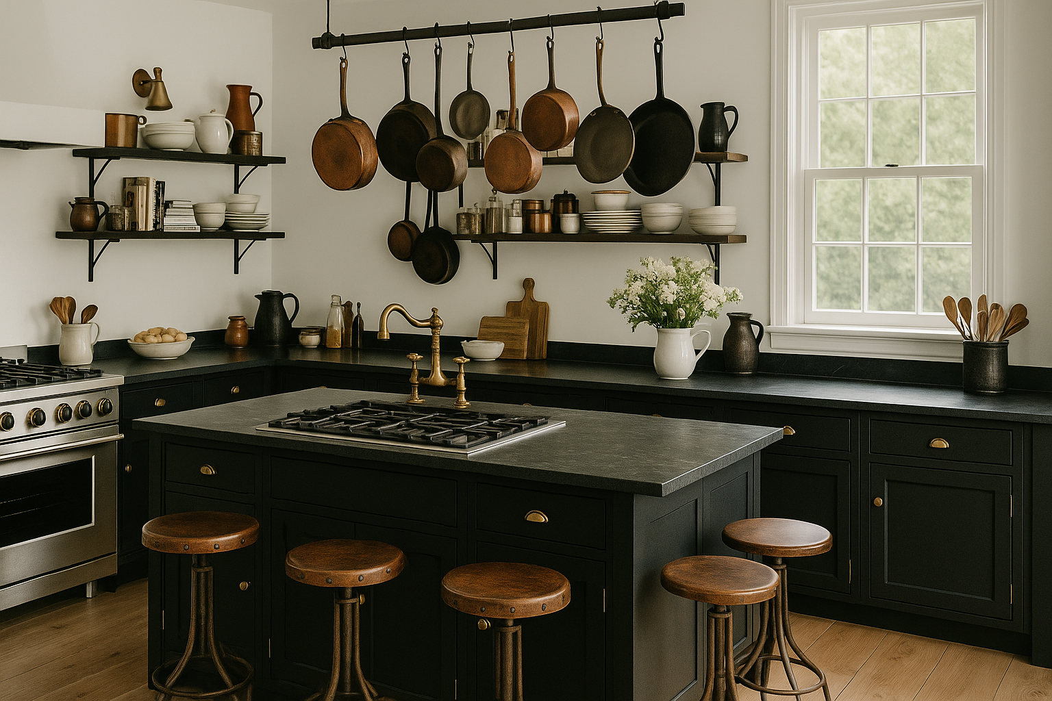Inside Martha Stewart’s Bedford Farm Kitchen: A Warm and Inviting Cluttercore Haven