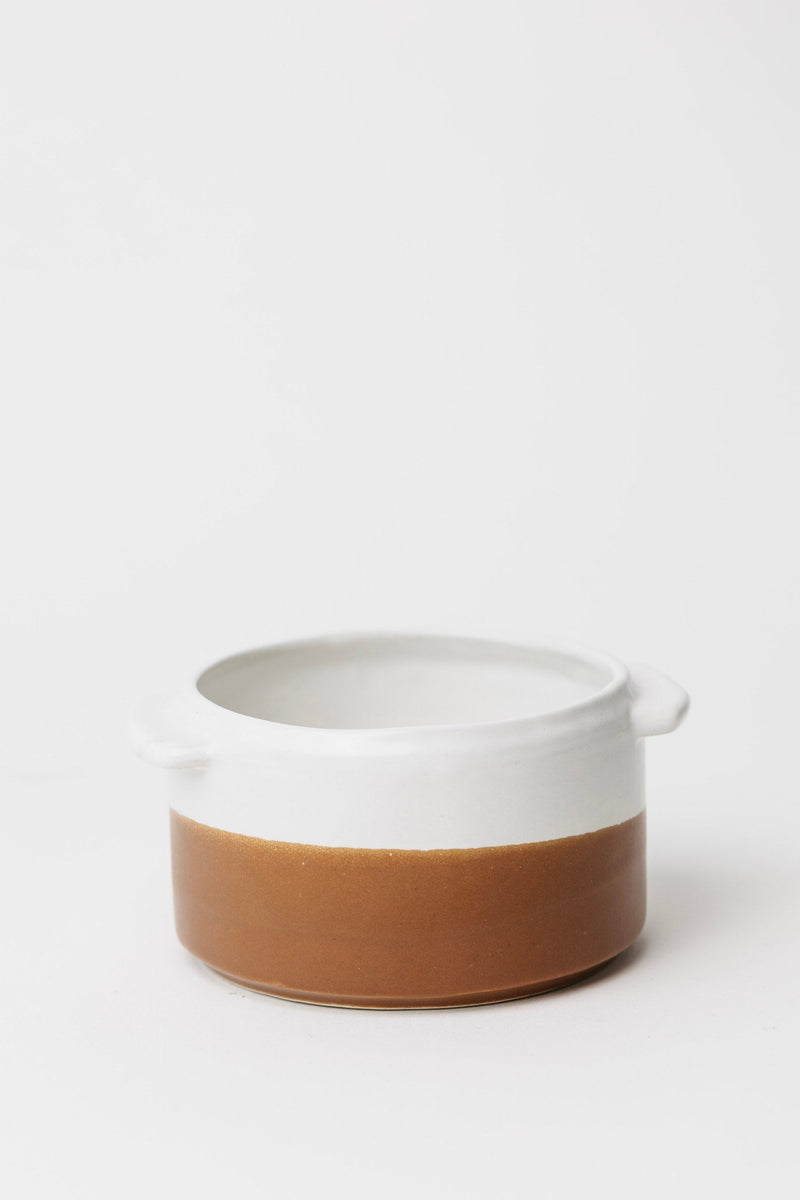 Waylon Soup Bowl - Brown/White - Set of 4