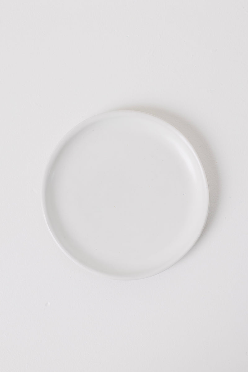 Drift Appetizer Plate - Matte White - Set of 6