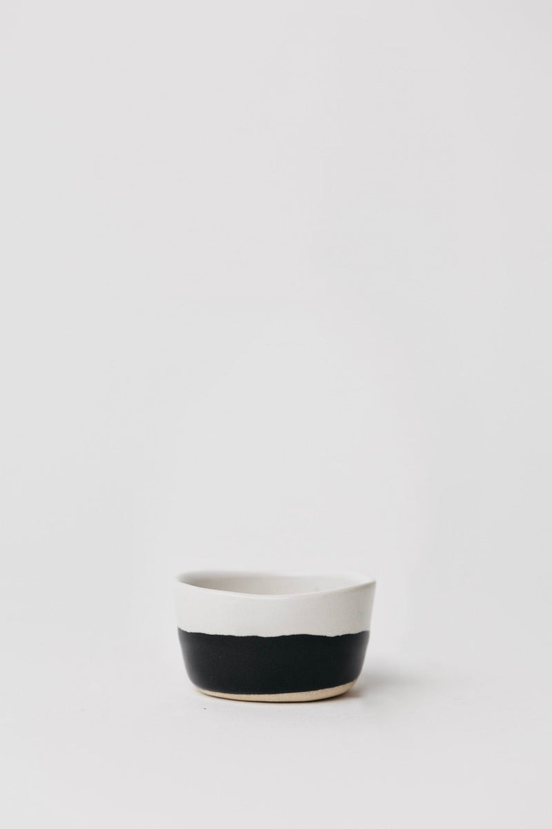 Dawson Pinch Bowl - Matte Black/White - Set of 4