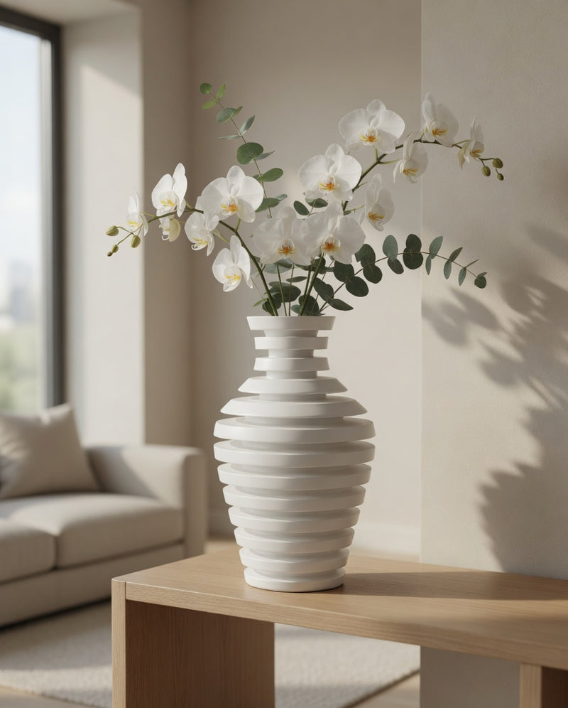 Stacked Ring Illusion Vase