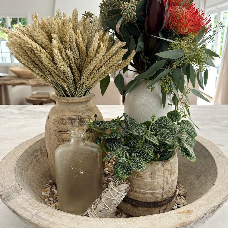 Antique Primitive Wooden Dough Bowl