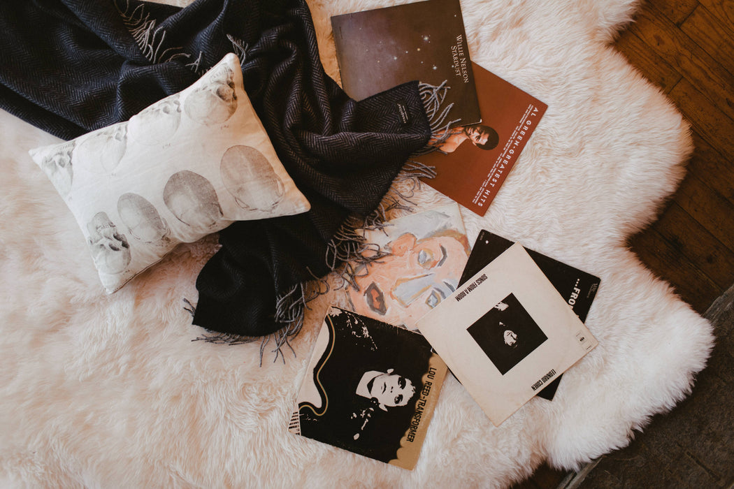 Linen Pillows: Skull Figures