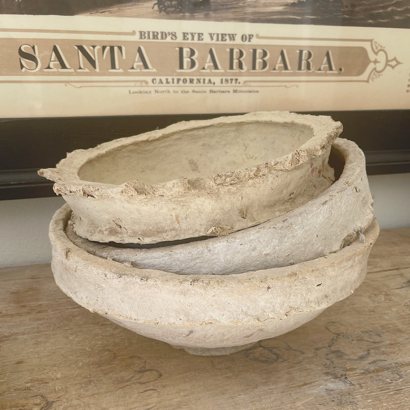 Primitive Paper Machè Bowl